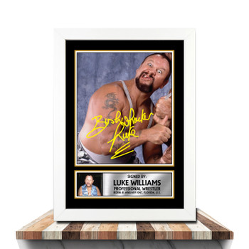 Bushwhacker Luke M968 Wrestling Autographed Poster Print Photo Signature Gift Bushwhacker Luke M968 Wrestling Autographed Poster Print Photo Signature Gift