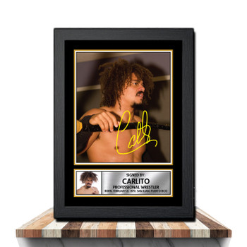 Carlito M971 Wrestling Autographed Poster Print Photo Signature Gift Carlito M971 Wrestling Autographed Poster Print Photo Signature Gift