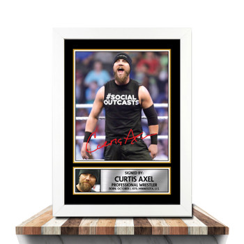 Curtis Axel M985 Wrestling Autographed Poster Print Photo Signature Gift Curtis Axel M985 Wrestling Autographed Poster Print Photo Signature Gift