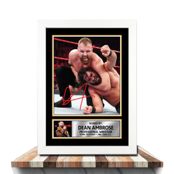 Dean Ambrose M991 Wrestling Autographed Poster Print Photo Signature Gift Dean Ambrose M991 Wrestling Autographed Poster Print Photo Signature Gift