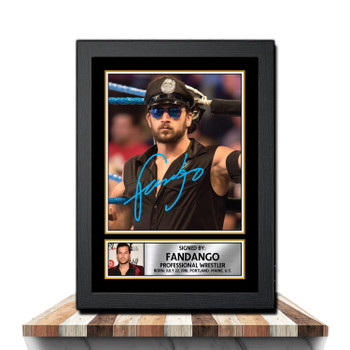 Fandango M1003 Wrestling Autographed Poster Print Photo Signature Gift Fandango M1003 Wrestling Autographed Poster Print Photo Signature Gift