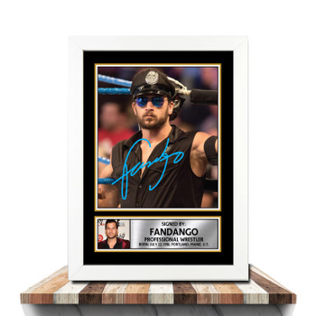 Fandango M1003 Wrestling Autographed Poster Print Photo Signature Gift Fandango M1003 Wrestling Autographed Poster Print Photo Signature Gift
