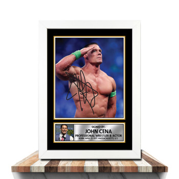 John Cena M1017 Wrestling Autographed Poster Print Photo Signature Gift