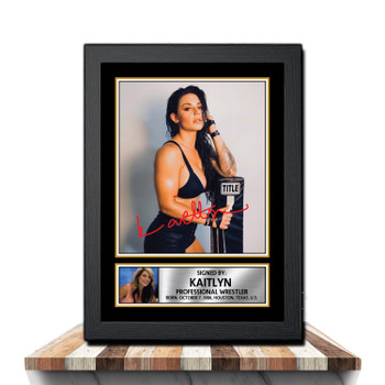 Kaitlyn M1022 Wrestling Autographed Poster Print Photo Signature Gift Kaitlyn M1022 Wrestling Autographed Poster Print Photo Signature Gift