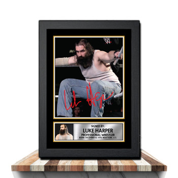 Luke Harper M1034 Wrestling Autographed Poster Print Photo Signature Gift Luke Harper M1034 Wrestling Autographed Poster Print Photo Signature Gift