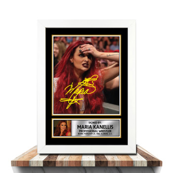 MARIA KANELLIS M1036 Wrestling Autographed Poster Print Photo Signature Gift