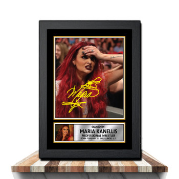 MARIA KANELLIS M1036 Wrestling Autographed Poster Print Photo Signature Gift