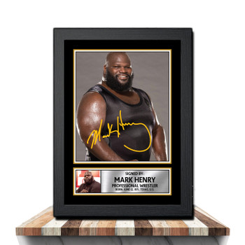 Mark Henry M1037 Wrestling Autographed Poster Print Photo Signature Gift Mark Henry M1037 Wrestling Autographed Poster Print Photo Signature Gift