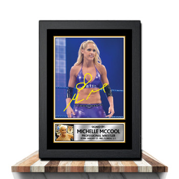 Michelle McCool M1044 Wrestling Autographed Poster Print Photo Signature Gift Michelle McCool M1044 Wrestling Autographed Poster Print Photo Signature Gift