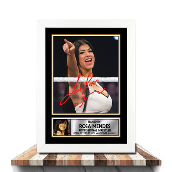 Rosa Mendes M1062 Wrestling Autographed Poster Print Photo Signature Gift