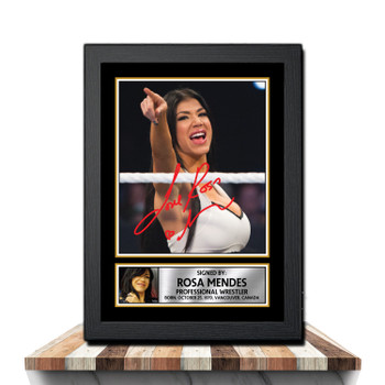 Rosa Mendes M1062 Wrestling Autographed Poster Print Photo Signature Gift