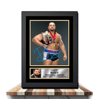 Rusev M1065 Wrestling Autographed Poster Print Photo Signature Gift Rusev M1065 Wrestling Autographed Poster Print Photo Signature Gift