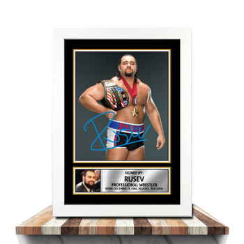 Rusev M1065 Wrestling Autographed Poster Print Photo Signature Gift Rusev M1065 Wrestling Autographed Poster Print Photo Signature Gift
