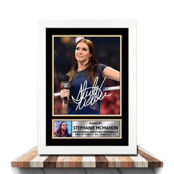 Stephanie McMahon M1081 Wrestling Autographed Poster Print Photo Signature Gift