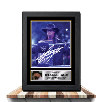 The Undertaker M1094 Wrestling Autographed Poster Print Photo Signature Gift The Undertaker M1094 Wrestling Autographed Poster Print Photo Signature Gift