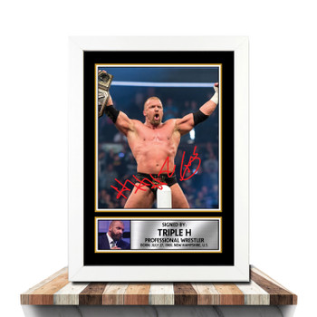 Triple H M1098 Wrestling Autographed Poster Print Photo Signature Gift Triple H M1098 Wrestling Autographed Poster Print Photo Signature Gift