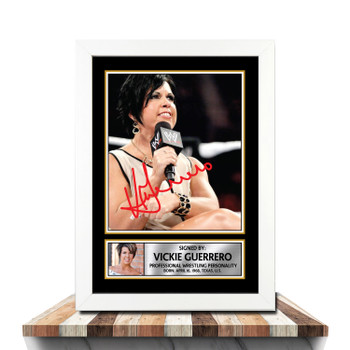 Vickie Guerrero M1101 Wrestling Autographed Poster Print Photo Signature Gift Vickie Guerrero M1101 Wrestling Autographed Poster Print Photo Signature Gift