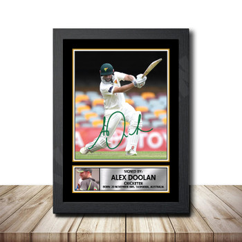 Alex Doolan M1469 Cricketer Autographed Poster Print Photo Signature Gift Alex Doolan M1469 Cricketer Autographed Poster Print Photo Signature Gift