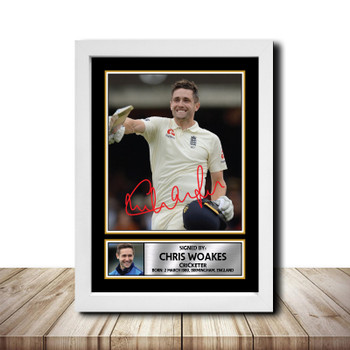 Chris Woakes M1509 Cricketer Autographed Poster Print Photo Signature Gift Chris Woakes M1509 Cricketer Autographed Poster Print Photo Signature Gift