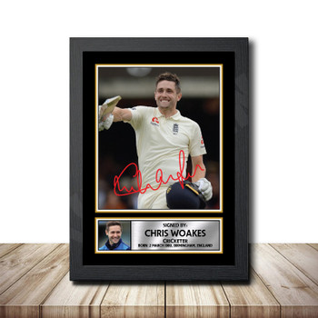 Chris Woakes M1509 Cricketer Autographed Poster Print Photo Signature Gift Chris Woakes M1509 Cricketer Autographed Poster Print Photo Signature Gift