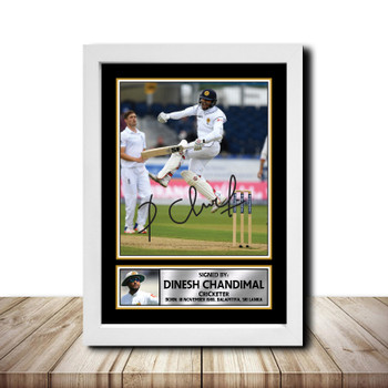 Dinesh Chandimal M1545 Cricketer Autographed Poster Print Photo Signature Gift Dinesh Chandimal M1545 Cricketer Autographed Poster Print Photo Signature Gift