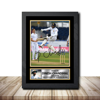 Dinesh Chandimal M1545 Cricketer Autographed Poster Print Photo Signature Gift Dinesh Chandimal M1545 Cricketer Autographed Poster Print Photo Signature Gift