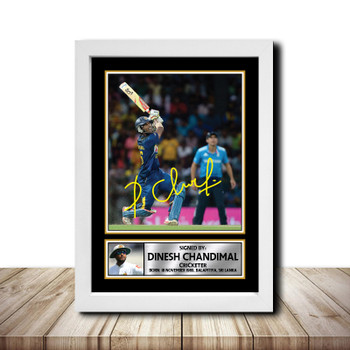 Dinesh Chandimal M1546 Cricketer Autographed Poster Print Photo Signature Gift Dinesh Chandimal M1546 Cricketer Autographed Poster Print Photo Signature Gift