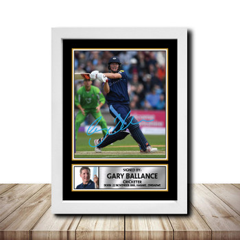 Gary Ballance M1572 Cricketer Autographed Poster Print Photo Signature Gift Gary Ballance M1572 Cricketer Autographed Poster Print Photo Signature Gift