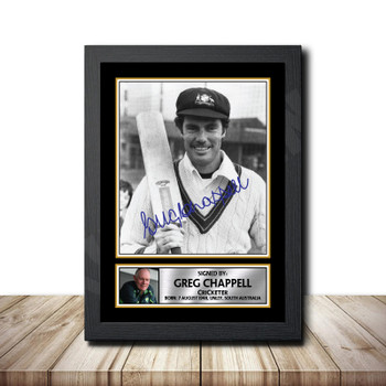 Greg Chappell M1590 Cricketer Autographed Poster Print Photo Signature Gift Greg Chappell M1590 Cricketer Autographed Poster Print Photo Signature Gift