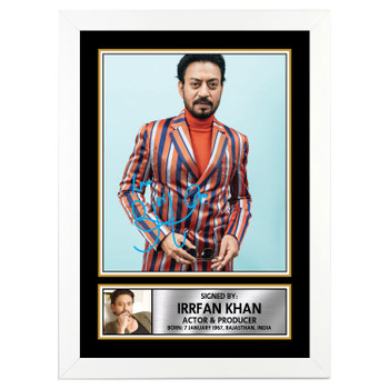 Irfan Khan M322 Bollywood Autographed Poster Print Photo Signature Gift Irfan Khan M322 Bollywood Autographed Poster Print Photo Signature Gift
