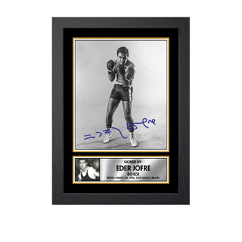 der Jofre M683 Boxing Autographed Poster Print Photo Signature Gift der Jofre M683 Boxing Autographed Poster Print Photo Signature Gift