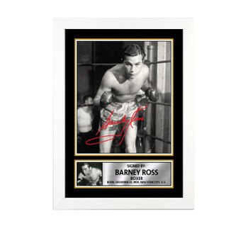 Barney Ross M663 Boxing Autographed Poster Print Photo Signature Gift Barney Ross M663 Boxing Autographed Poster Print Photo Signature Gift