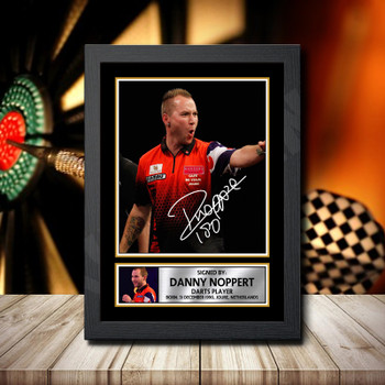 Danny Noppert Signed Autographed Darts Star Poster Print Framed Merch Gift Danny Noppert Signed Autographed Darts Star Poster Print Framed Merch Gift