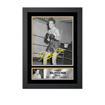 Billy Conn M668 Boxing Autographed Poster Print Photo Signature Gift Billy Conn M668 Boxing Autographed Poster Print Photo Signature Gift