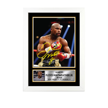 Floyd Mayweather M695 Boxing Autographed Poster Print Photo Signature Gift Floyd Mayweather M695 Boxing Autographed Poster Print Photo Signature Gift