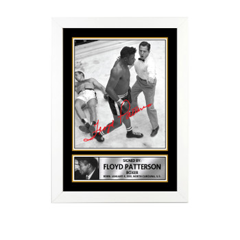 Floyd Patterson M697 Boxing Autographed Poster Print Photo Signature Gift Floyd Patterson M697 Boxing Autographed Poster Print Photo Signature Gift