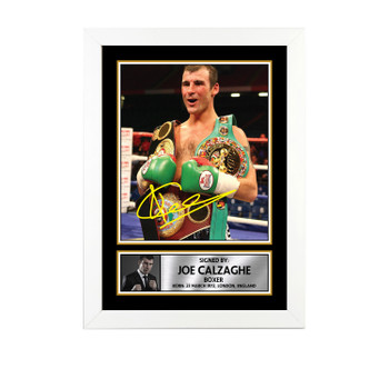 Joe Calzaghe M724 Boxing Autographed Poster Print Photo Signature Gift Joe Calzaghe M724 Boxing Autographed Poster Print Photo Signature Gift