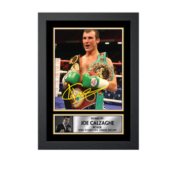 Joe Calzaghe M724 Boxing Autographed Poster Print Photo Signature Gift Joe Calzaghe M724 Boxing Autographed Poster Print Photo Signature Gift