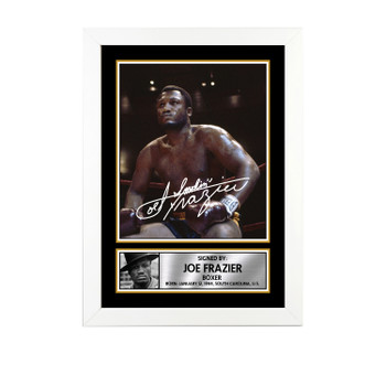 Joe Frazier M726 Boxing Autographed Poster Print Photo Signature Gift Joe Frazier M726 Boxing Autographed Poster Print Photo Signature Gift
