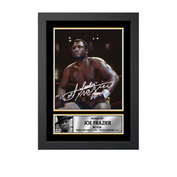 Joe Frazier M726 Boxing Autographed Poster Print Photo Signature Gift Joe Frazier M726 Boxing Autographed Poster Print Photo Signature Gift