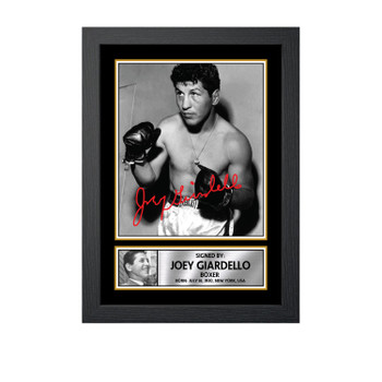 Joey Giardello M729 Boxing Autographed Poster Print Photo Signature Gift Joey Giardello M729 Boxing Autographed Poster Print Photo Signature Gift