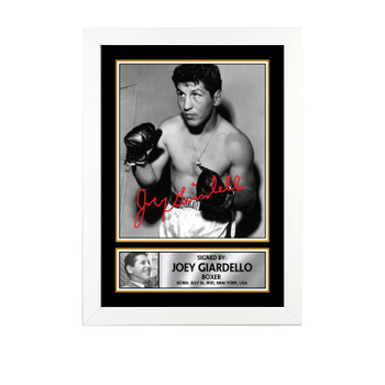 Joey Giardello M729 Boxing Autographed Poster Print Photo Signature Gift Joey Giardello M729 Boxing Autographed Poster Print Photo Signature Gift