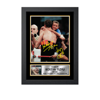 Kostya Tszyu M740 Boxing Autographed Poster Print Photo Signature Gift Kostya Tszyu M740 Boxing Autographed Poster Print Photo Signature Gift