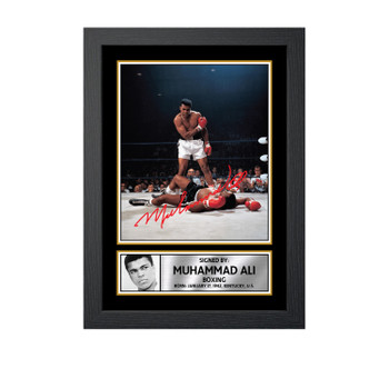 Muhammad Ali M760 Boxing Autographed Poster Print Photo Signature Gift Muhammad Ali M760 Boxing Autographed Poster Print Photo Signature Gift