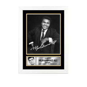 Muhammad Ali M761 Boxing Autographed Poster Print Photo Signature Gift Muhammad Ali M761 Boxing Autographed Poster Print Photo Signature Gift