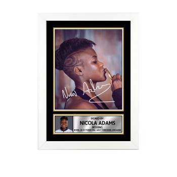 Nicola Adams M763 Boxing Autographed Poster Print Photo Signature Gift Nicola Adams M763 Boxing Autographed Poster Print Photo Signature Gift