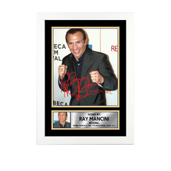 Ray Mancini M772 Boxing Autographed Poster Print Photo Signature Gift Ray Mancini M772 Boxing Autographed Poster Print Photo Signature Gift