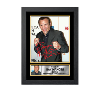 Ray Mancini M772 Boxing Autographed Poster Print Photo Signature Gift Ray Mancini M772 Boxing Autographed Poster Print Photo Signature Gift
