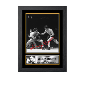 Sammy Angott M783 Boxing Autographed Poster Print Photo Signature Gift Sammy Angott M783 Boxing Autographed Poster Print Photo Signature Gift