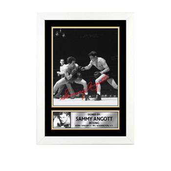 Sammy Angott M783 Boxing Autographed Poster Print Photo Signature Gift Sammy Angott M783 Boxing Autographed Poster Print Photo Signature Gift